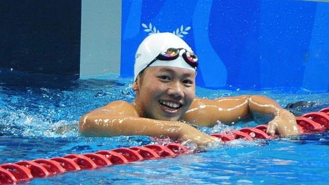 Swimmer Nguyen Thi Anh Vien has won 10 gold medals for the Army team in the 2018 National Games.