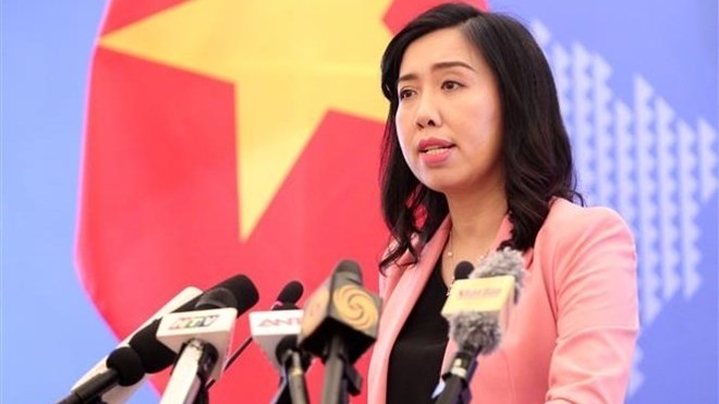 Spokesperson for the Ministry of Foreign Affairs Le Thi Thu Hang (Photo: VNA)