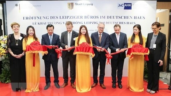 The inauguration of Leipzig city's representative office in HCM City (Source: VNA)