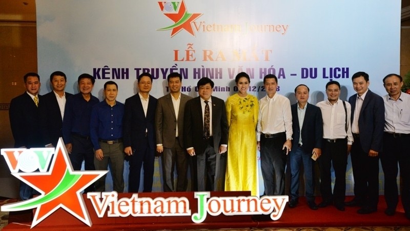 The ceremony to launch VOV's Vietnam Journey channel (Photo: VOV)
