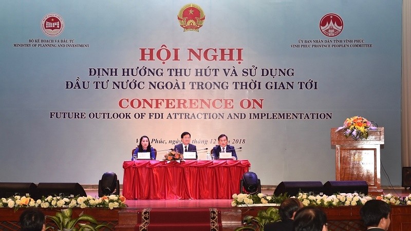 The conference on the future outlook of FDI attraction in Vietnam (Photo: VGP)