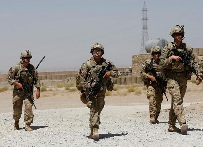 US troops patrol at an Afghan National Army (ANA) Base in Logar province, Afghanistan August 7, 2018. (File photo: Reuters)