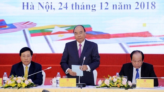 PM Nguyen Xuan Phuc speaks at the event. (Photo: NDO/Tran Hai)