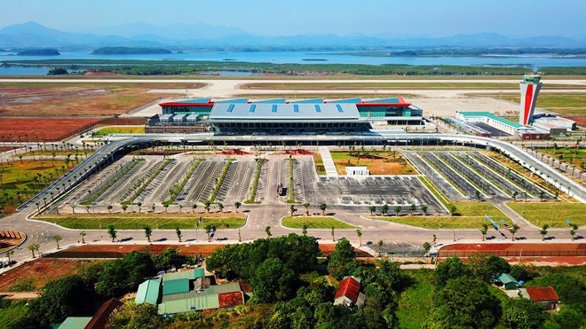 Van Don International Airport in Quang Ninh province 