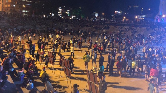 Sapa town attracted a large number of visitors. (Photo: dantri.com.vn)