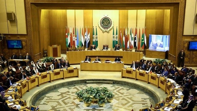 General view of Arab League foreign ministers emergency meeting in the Egyptian capital Cairo on December 9, 2017. 
