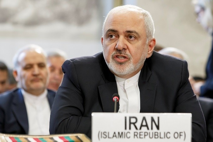 Iranian Foreign Minister Mohammad Javad Zarif delivers his statement, during the Geneva Conference on Afghanistan, at the European headquarters of the United Nations in Geneva, Switzerland, November 28, 2018. (Photo: Reuters) 