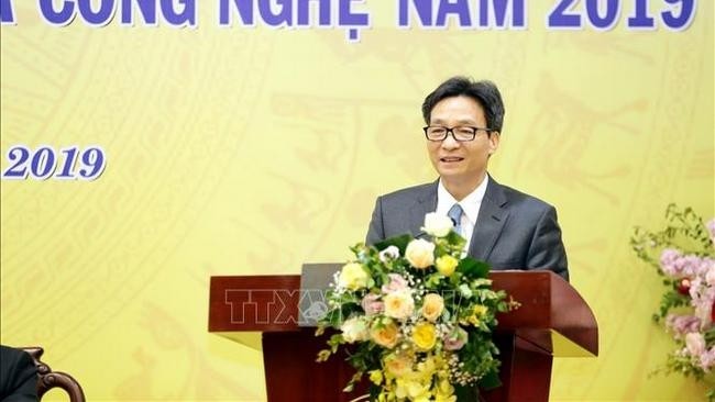 Deputy PM Vu Duc Dam speaking at the conference (Photo: VNA)