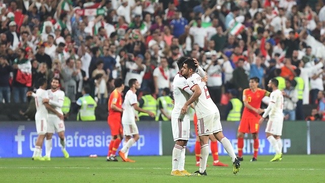 Iran's players celebrate after the match - AFC Asian Cup - Quarter Final - China v Iran - Mohammed bin Zayed Stadium, Abu Dhabi, United Arab Emirates - January 24, 2019. (Photo: Reuters)