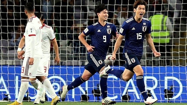 Japan's Yuya Osako celebrates scoring their second goal - AFC Asian Cup - Semi-Final - Iran v Japan - Hazza Bin Zayed Stadium, Al Ain, United Arab Emirates - January 28, 2019. (Photo: Reuters)