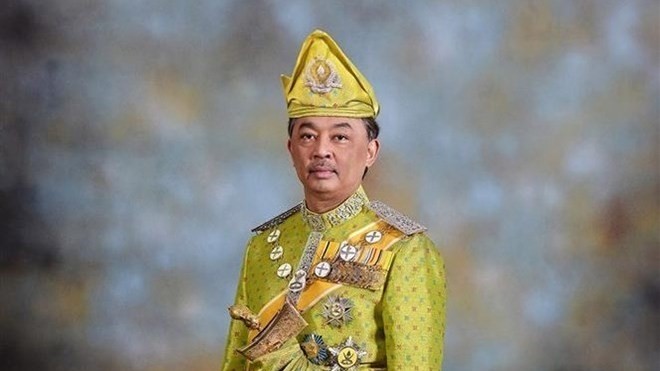 Sultan Abdullah Sultan Ahmad Shah, who was sworn in as the 16th King of Malaysia on January 31 (Photo: New Straits Times/VNA)
