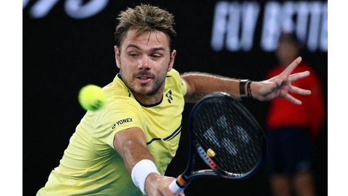 Switzerland's Stan Wawrinka in action during the match against Canada's Milos Raonic - Australian Open - Second Round - Melbourne Park, Melbourne, Australia, January 17, 2019. (Photo: Reuters)