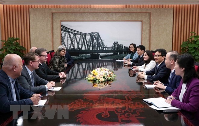 Deputy Prime Minister Vu Duc Dam receives a delegation from SOS Children’s Villages International and a group of donors (Source: VNA)