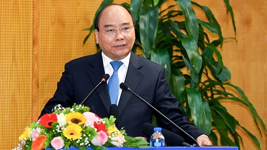Prime Minister Nguyen Xuan Phuc speaks at the working session with the Ministry of Planning and Investment on February 19..