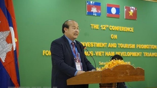 A delegate speaking at the conference (Photo: VNA)