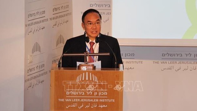 Deputy Auditor General Doan Xuan Tien speaking at the conference (Photo: VNA)