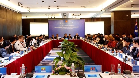 A general view of the meeting. 