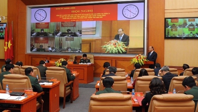 Prime Minister Nguyen Xuan Phuc addresses the conference (Photo: NDO/Tran Hai)