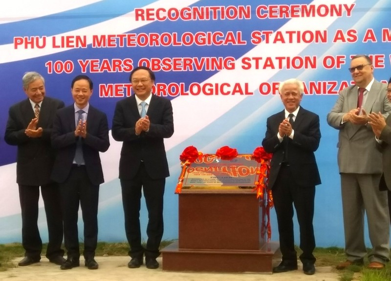 Phu Lien meteorological station is recognised as a centennial observation station in the world