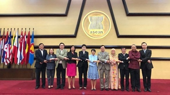 Delegates at the ASEAN meeting. (Photo: VNA)