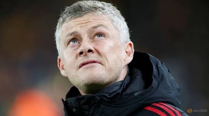 Manchester United manager Ole Gunnar Solskjaer before a match. (Reuters)