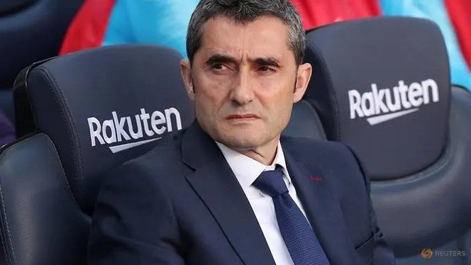 Barcelona coach Ernesto Valverde (Reuters)