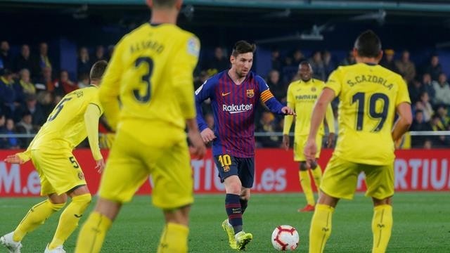 Barcelona's Lionel Messi in action - La Liga Santander - Villarreal v FC Barcelona - Estadio de la Ceramica, Villarreal, Spain - April 2, 2019. (Photo: Reuters)
