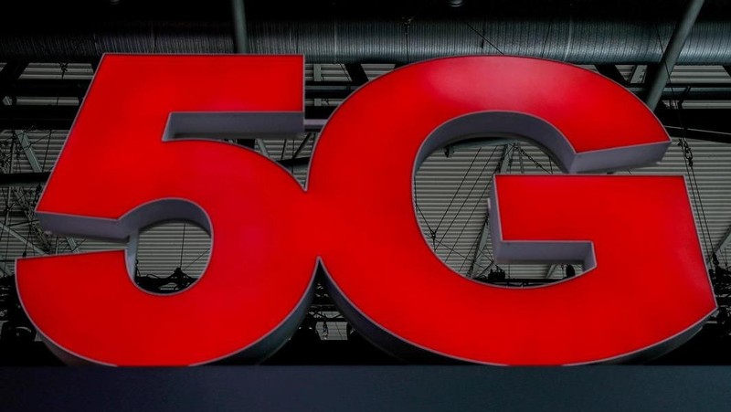 A 5G sign is seen during the Mobile World Congress in Barcelona, Spain February 28, 2018. (Photo: Reuters)