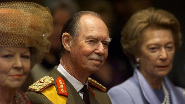 Grand Duke Jean (central) reigned as Grand Duke of Luxembourg from 1964 until his abdication in 2000. (Photo: Reuters)
