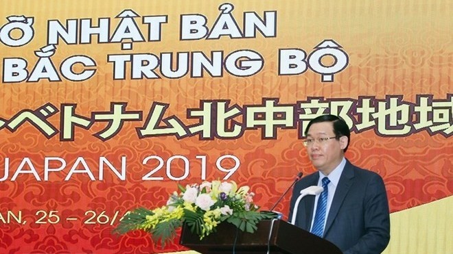 Deputy Prime Minister Vuong Dinh Hue at the event. (Source: VNA) 