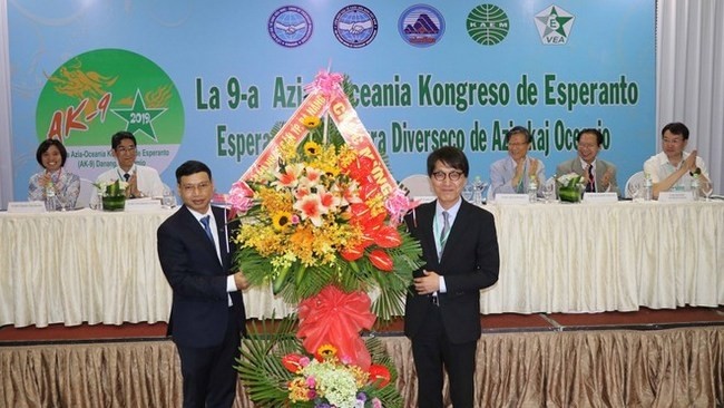 The ninth Asia-Oceania Esperanto Congress (AK9) opened in the central city of Da Nang on April 26. (Photo: VNA)