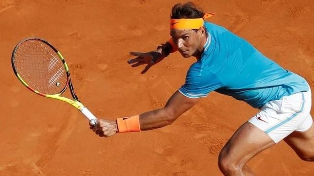Spain's Rafael Nadal in action during his quarter final match against Argentina's Guido Pella - ATP 1000 - Monte Carlo Masters - Monte-Carlo Country Club, Roquebrune-Cap-Martin, France - April 19, 2019. (Photo: Reuters)