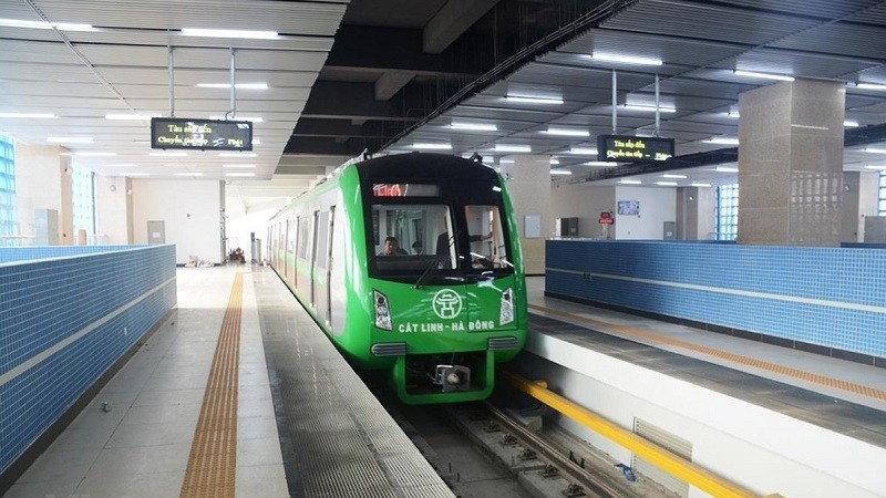 Line 2A's commercial service has been delayed many times. (Photo: VNA)