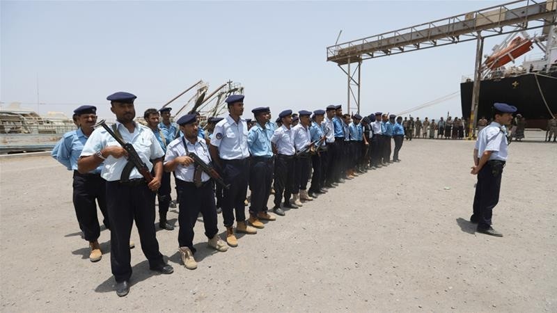 The Yemeni coastguard is in charge of security at three ports (Photo: Reuters)
