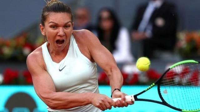 Romania's Simona Halep in action during the final against Netherlands' Kiki Bertens - WTA Premier Mandatory - Madrid Open - The Caja Magica, Madrid, Spain - May 11, 2019. (Photo: Reuters)