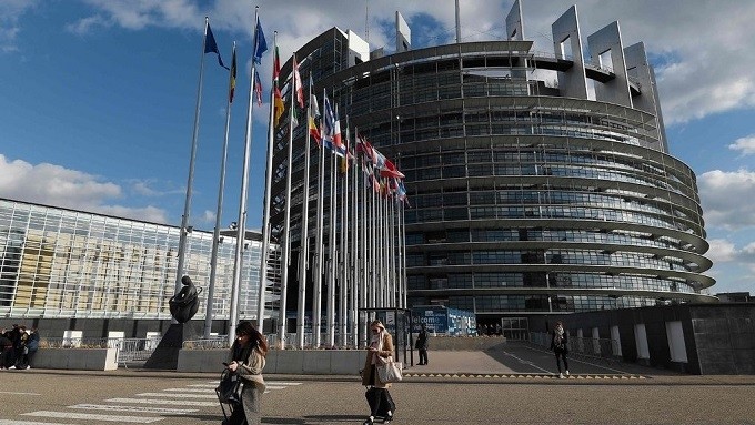 The building of the European Parliament is seen in Strasbourg, France. (Photo: Getty)