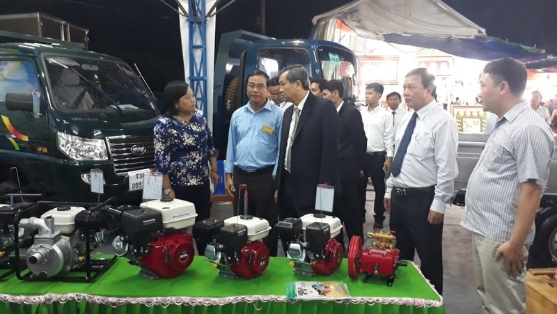 At the trade fair in 2018 (Photo: atpic.angiang.gov.vn)