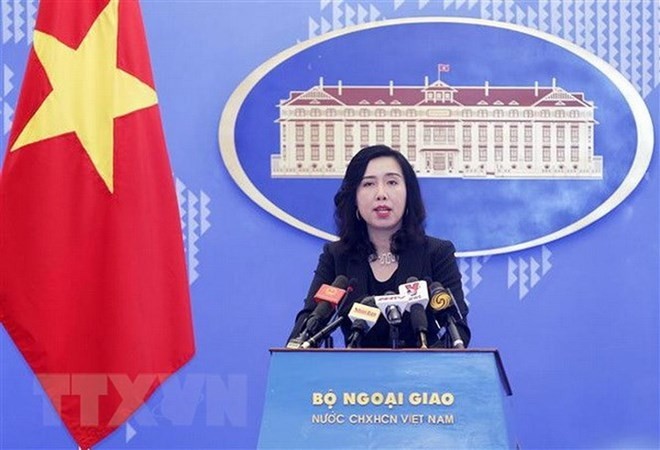 Spokesperson of Vietnam’s Ministry of Foreign Affairs Le Thi Thu Hang (Photo: VNA)