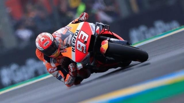 Repsol Honda's Marc Marquez in action during the French Grand Prix - Circuit Bugatti, Le Mans, France - May 19, 2019. (Photo: Reuters)