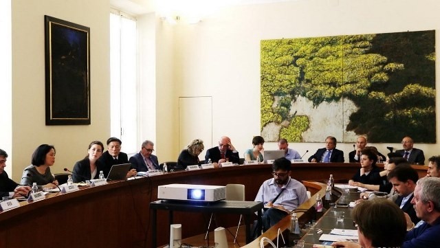 The economic and trade promotion seminar between Vietnam and Italy held in Parma (Photo: VNA)