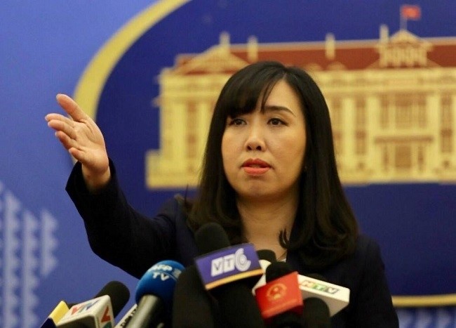 Spokesperson of the Ministry of Foreign Affairs Le Thi Thu Hang.