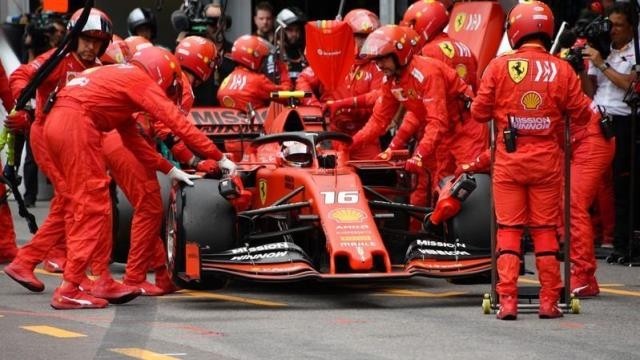 Ferrari's Charles Leclerc in the pits during the Formula One F1 - Monaco Grand Prix race - Circuit de Monaco, Monte Carlo, Monaco - May 26, 2019. (Photo: Pool via Reuters)