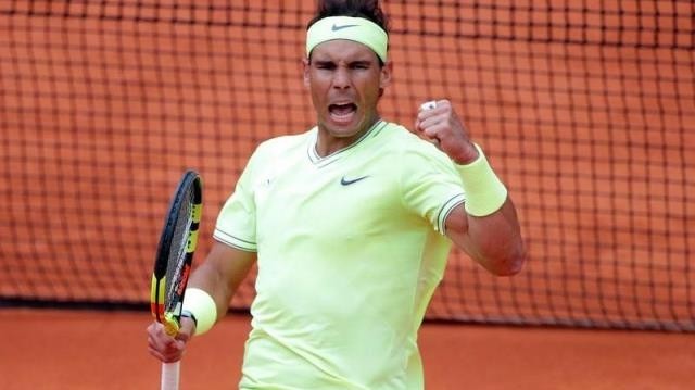 Spain's Rafael Nadal reacts during his semifinal match against Switzerland's Roger Federer - French Open - Roland Garros, Paris, France - June 7, 2019. (Photo: Reuters)