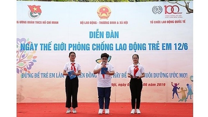 Over 200 children in Hanoi attended the forum. (Photo: NDO/Linh Phan)