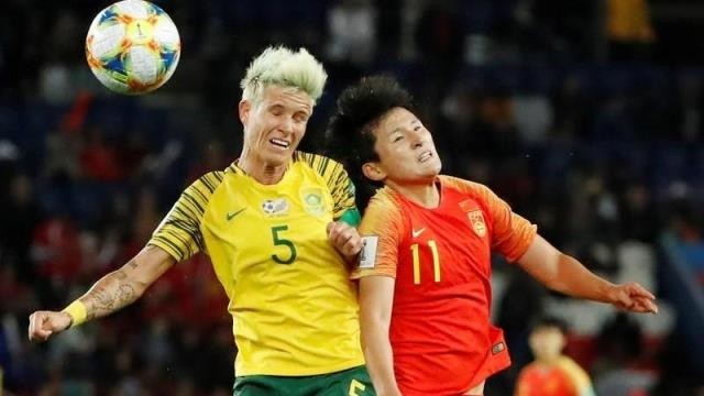 China's Shanshan Wang in action with South Africa's Janine Van Wyk - Women's World Cup - Group B - South Africa v China - Parc des Princes, Paris, France - June 13, 2019. (Photo: Reuters)
