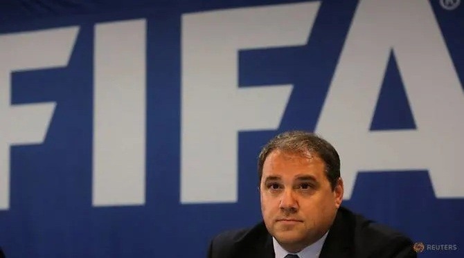 CONCACAF President Victor Montagliani attends a news conference at the Guatemala Soccer Federation in Guatemala City, Guatemala, August 30, 2016. (Reuters) 