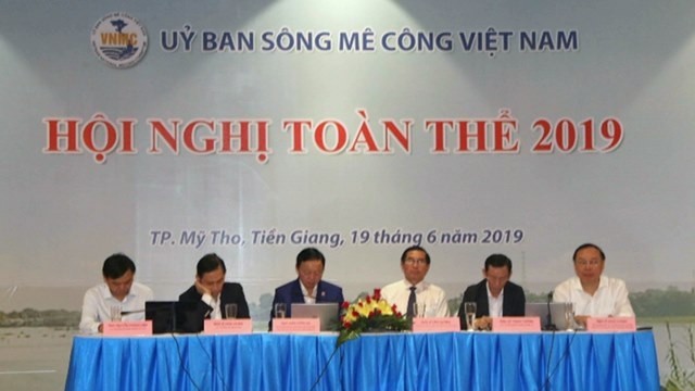 The Vietnam Mekong River Commission held the first plenary meeting in 2019 in the Mekong Delta province of Tien Giang on June 19. (Photo: VNA)