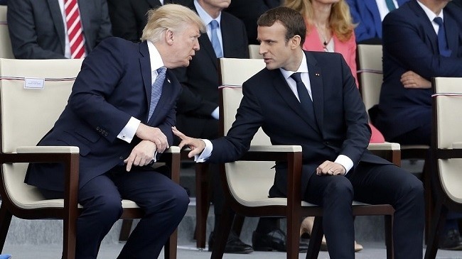 French President Emmanuel Macron on July 1 held talks with US President Donald Trump via telephone discussed Iran and the DPRK issues.