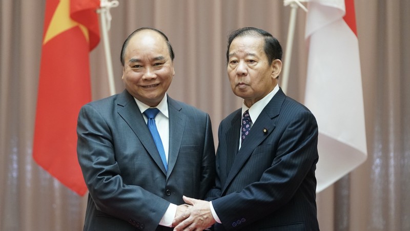 PM receives Chairman of Japan - Vietnam Friendship Parliamentary Alliance.
