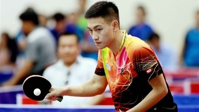 Table tennis player Nguyen Anh Tu (Photo: VNA)